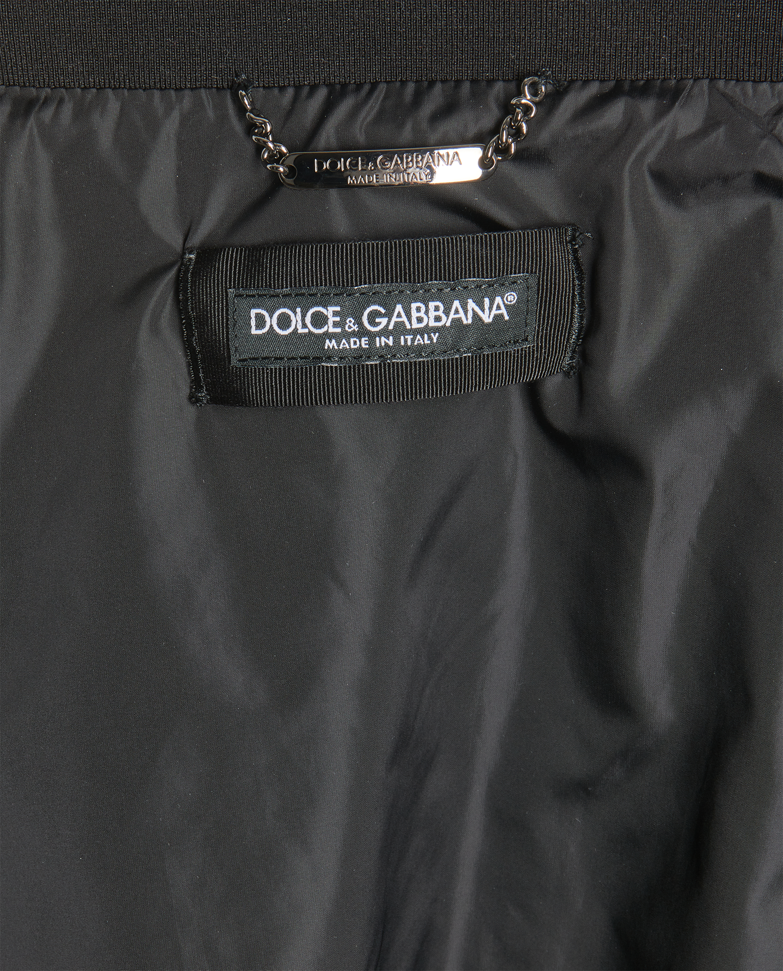 Dolce & Gabbana Bomber Jacket, &pound;320, Clothing, Black, Polyester Mix, Other view