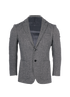 Dolce & Gabbana Herringbone Blazer, &pound;220, Clothing, Grey, Wool, Front view