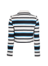 Dolce & Gabbana Striped Crystals Buttons Blazer, back view