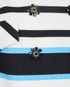 Dolce & Gabbana Striped Crystals Buttons Blazer, other view