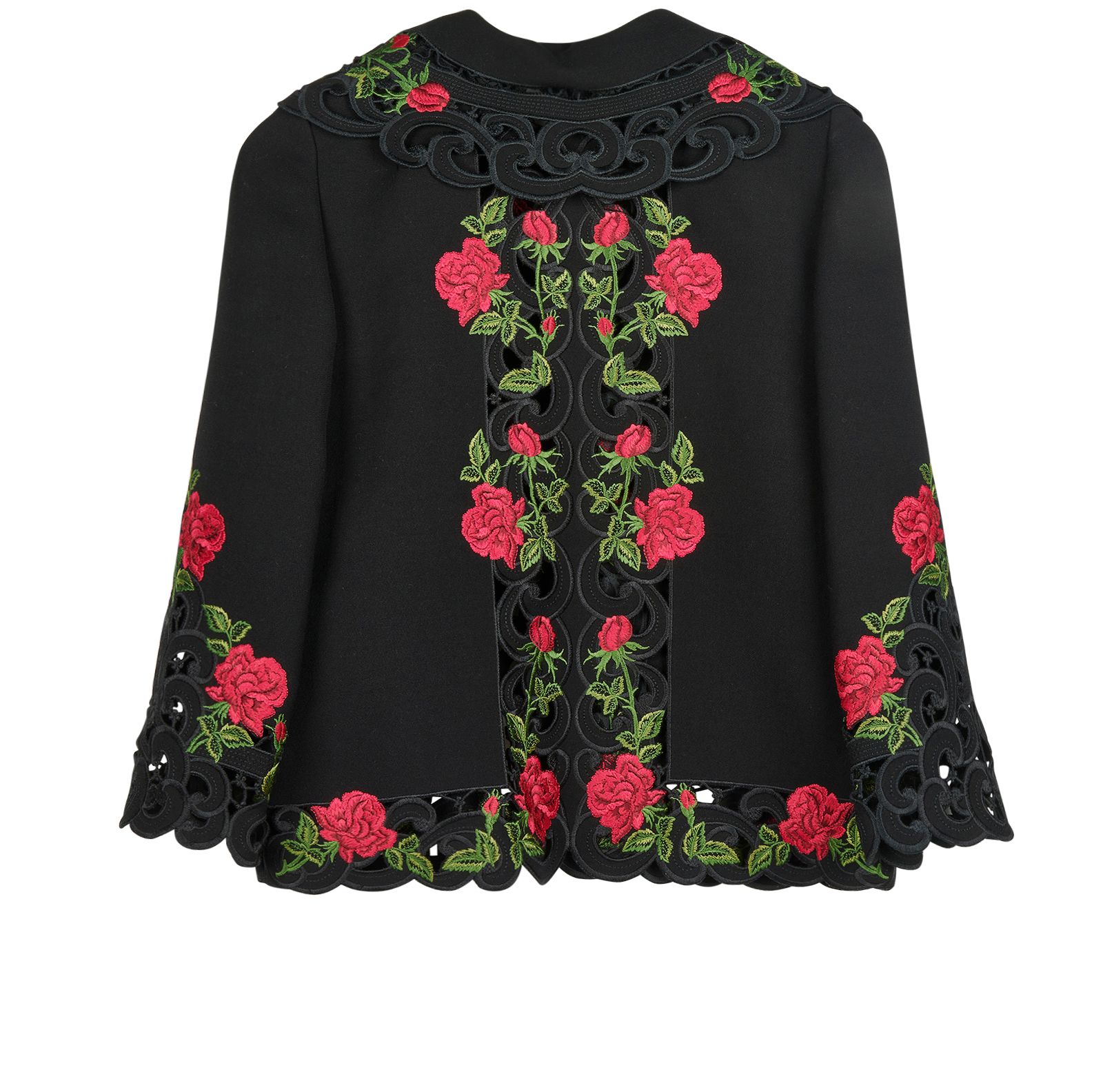 Dolce Gabbana Floral Appliqué Jacket, Jackets Designer