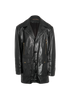 Dolce & Gabbana Button Up Leather Jacket, front view