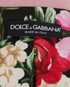 Dolce & Gabbana Cropped Blazer Jacket, &pound;150, Clothing, Pink/Yellow, Cotton, Other view