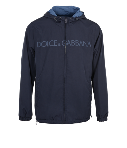 Dolce & Gabbana Logo Reversible Windbreaker, front view
