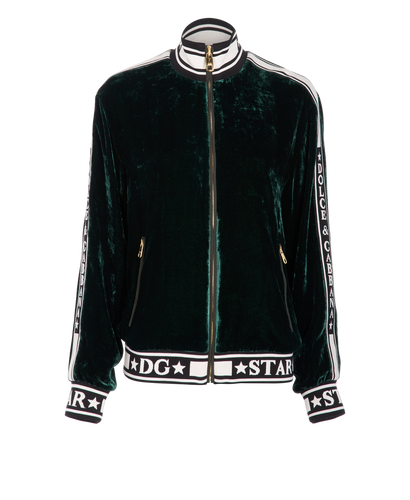 Dolce & Gabbana Star Zip Up Jacket, front view