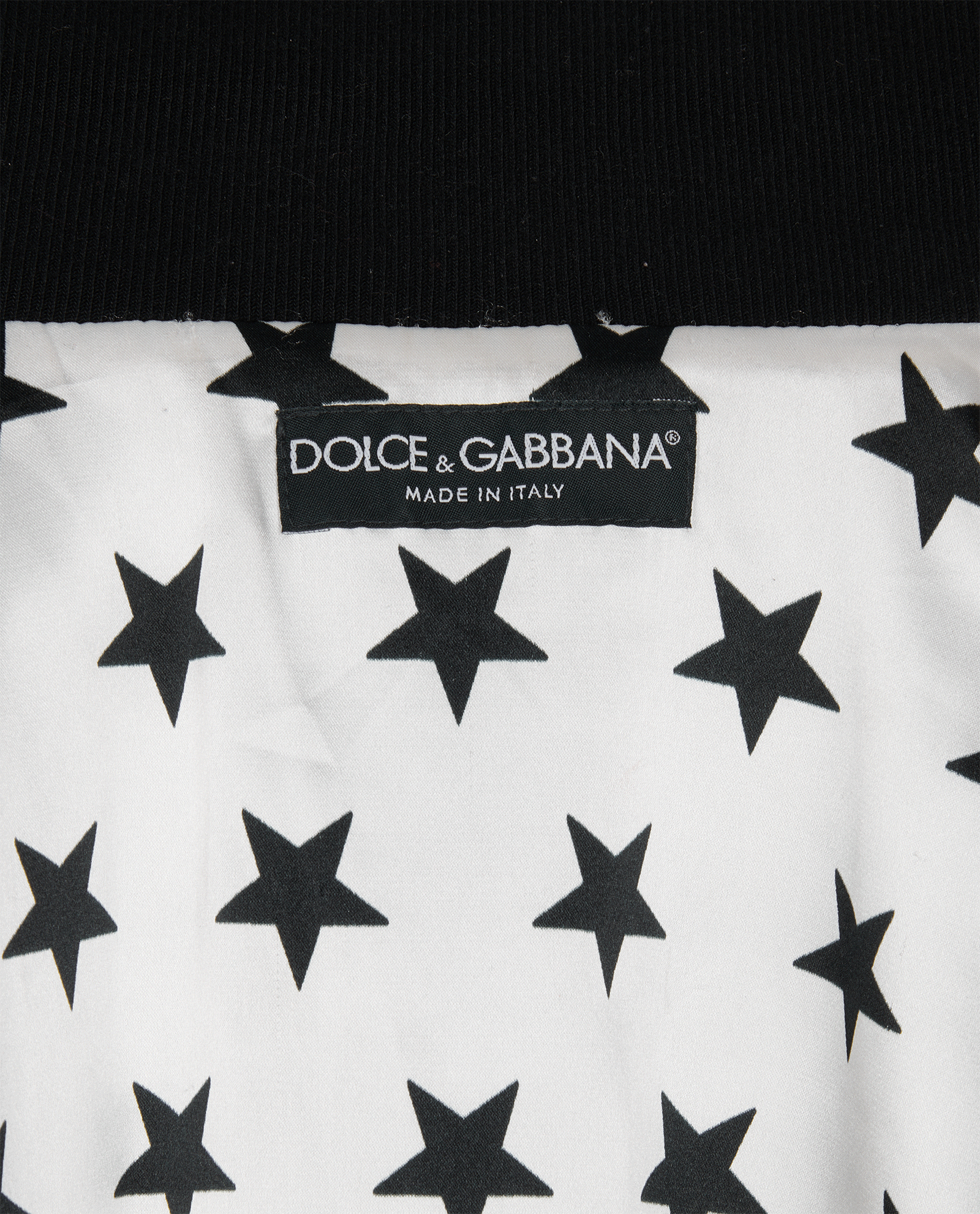 Dolce & Gabbana Boxe Bomber Jacket, &pound;280, Clothing, Black, Polyester (Polymer), Other view