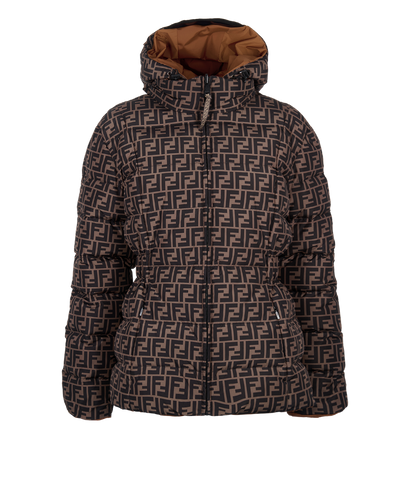 Fendi Zucca Reversible Puffer Jacket, front view