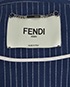 Fendi Pinstriped Zip Up Jacket, other view