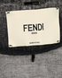 Fendi Zipped Denim Jacket, £620, Clothing, Black, Cotton, Other view