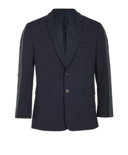 Fendi Blazer, Mens, Wool, Navy Blue, MII, 2*