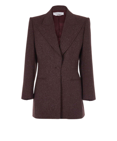 Gabriela Hearst Tailored Blazer, &pound;180, Clothing, Brown, Wool, Front view