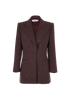Gabriela Hearst Tailored Blazer, &pound;180, Clothing, Brown, Wool, Front view