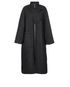 Ganni Recycled Ripstop Quilted High Neck Long Coat, front view