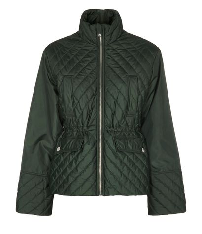 Gianni Recycled Ripstop Quilted High Neck Jacket, front view