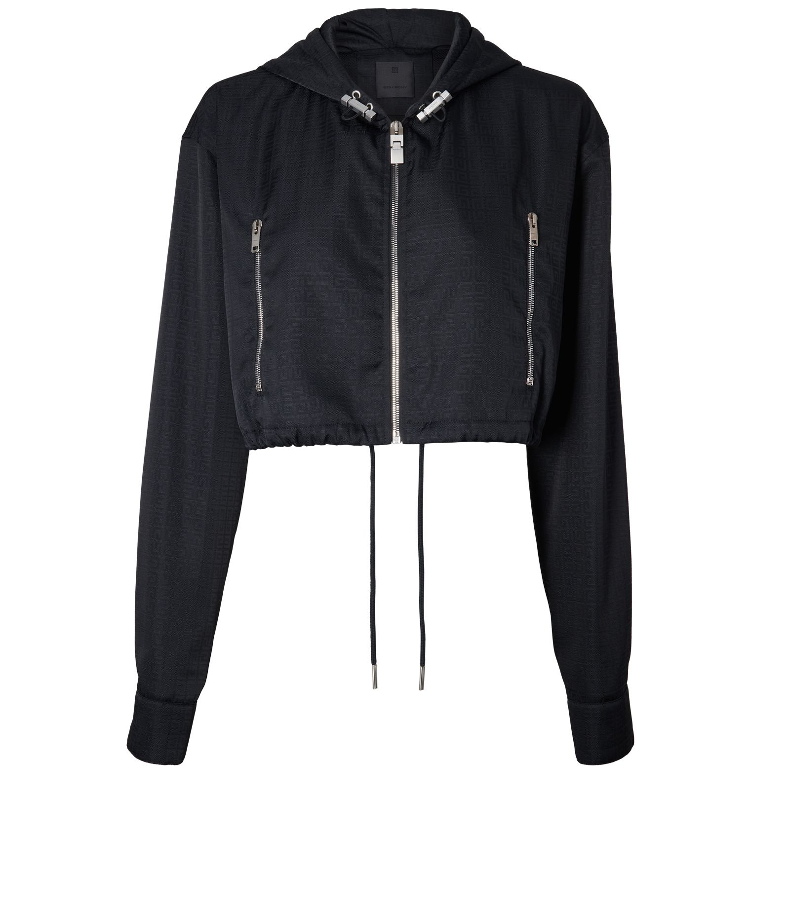 Givenchy Monogram Cropped Windbreaker, Jackets Designer Exchange
