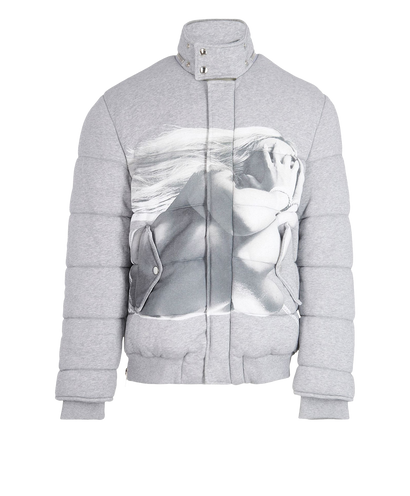 Givenchy Quilted Jacket, &pound;395, Clothing, Grey, Cotton, Front view