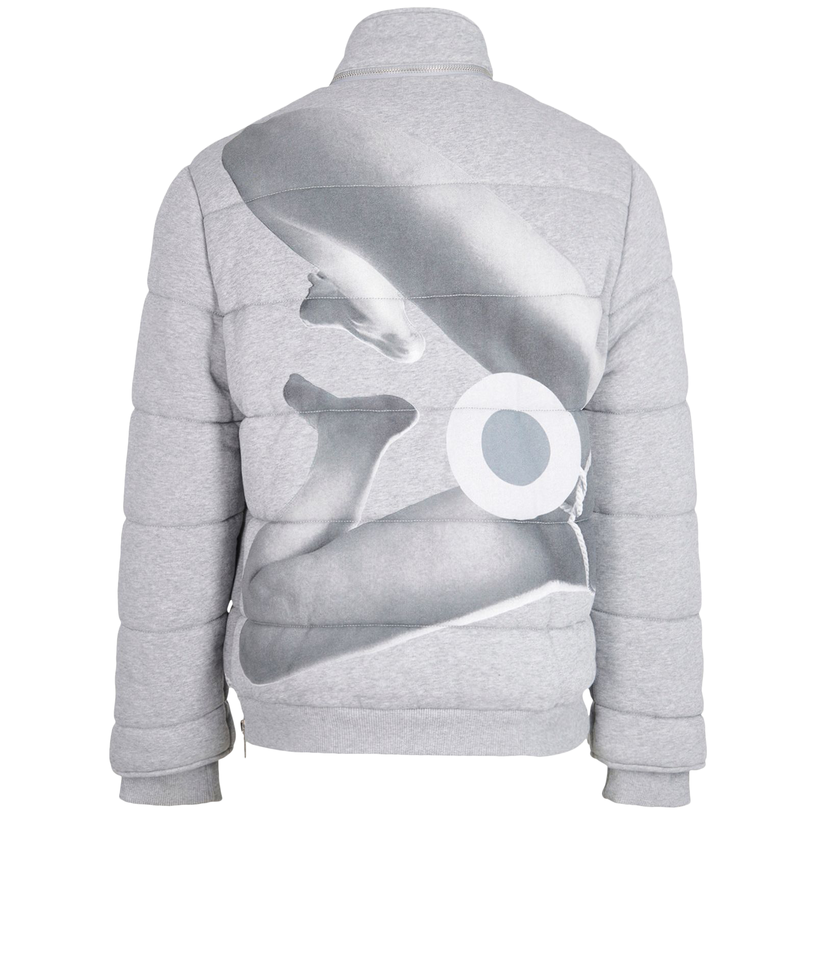 Givenchy Quilted Jacket, &pound;395, Clothing, Grey, Cotton, Back view