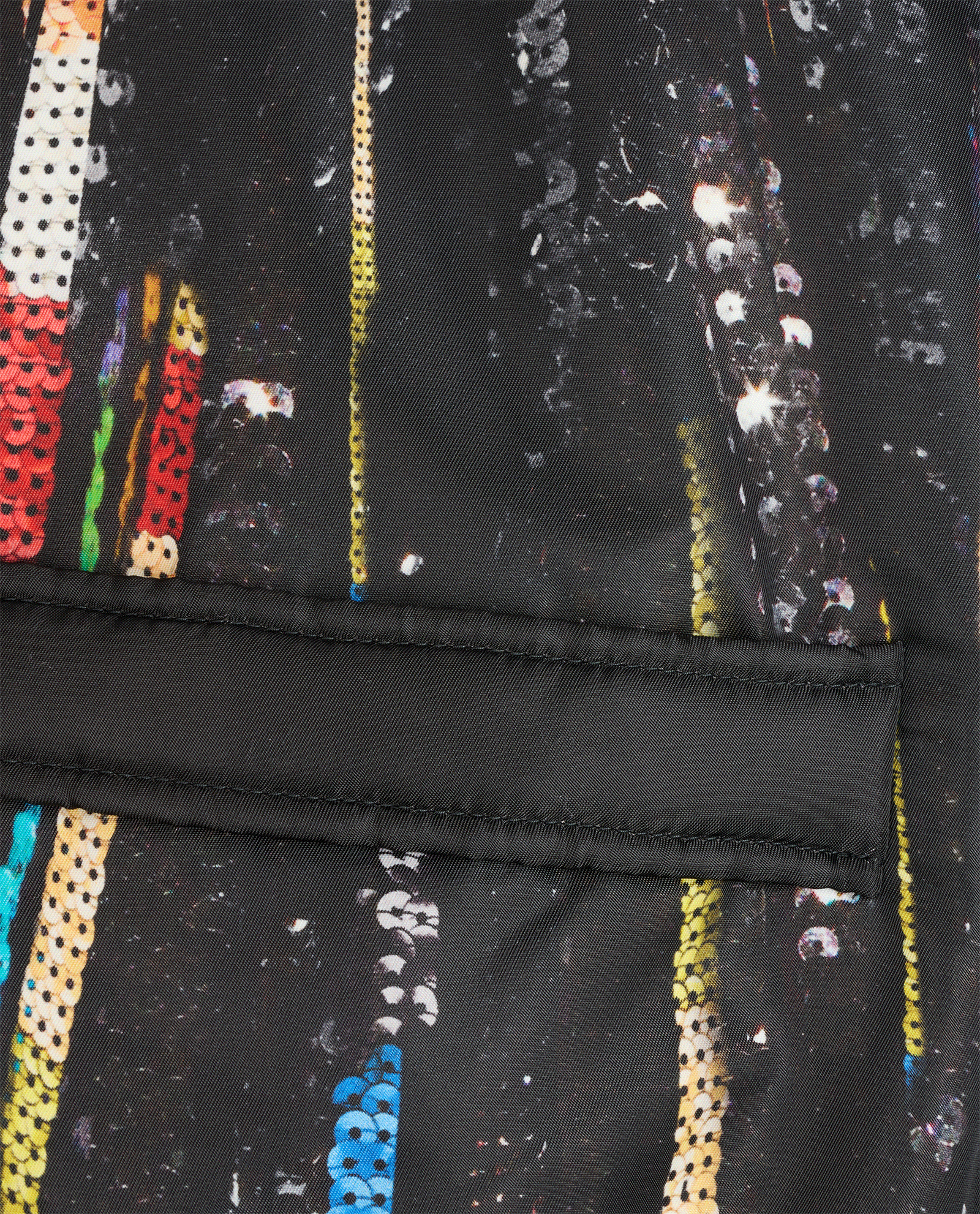 Givenchy Sequins Print Bomber Jacket, &pound;450, Clothing, Black, Polyester, Other view