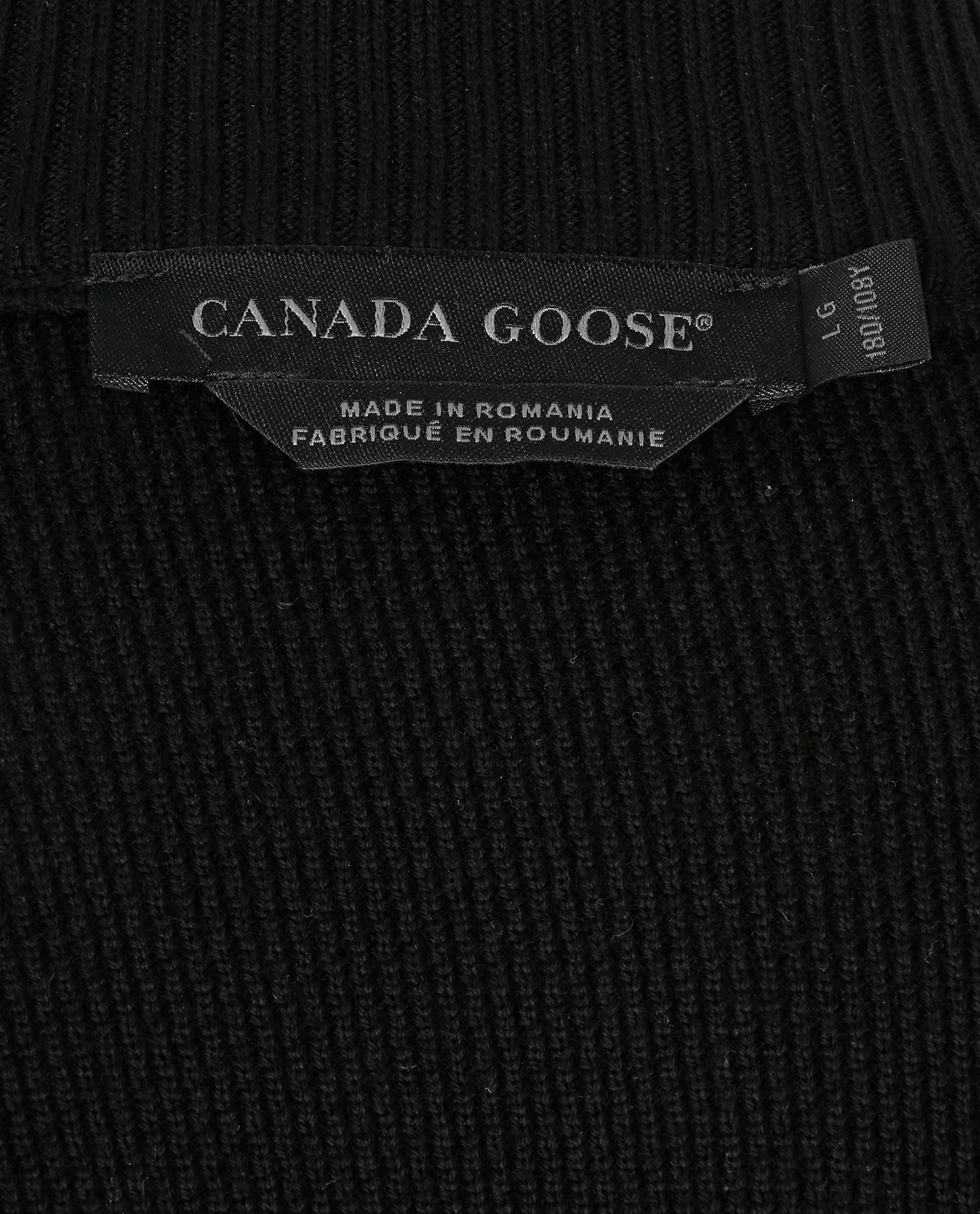 Canada Goose Hybridge Knitted Down Jacket, &pound;375, Clothing, Black, Down Feathers/Polyester (Polymer)/Wool, Other view