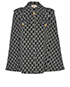 Gucci Logo Cape, front view