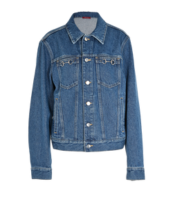 Gucci Horsebit Denim Jacket, Denim, Blue, EU46, T, 3*