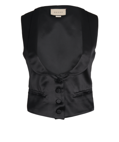 Gucci Satin Waistcoat, front view