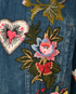 Gucci Embroidered Floral Denim Jacket, £1,100, Clothing, Blue, Cotton/Polyester (Polymer), Other view