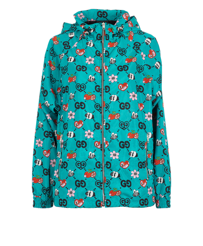 Gucci GG Symbols Windbreaker, front view