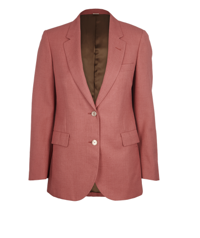 Gucci Single Breasted Blazer, front view
