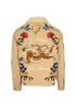 Gucci Embroidered Corduroy Jacket, £1,200, Clothing, Beige, Cotton, Back view