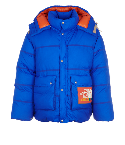 Gucci X The North Face Hooded Puffer, front view