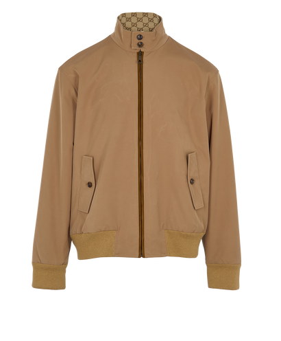 Gucci Reversible Jacket, &pound;850, Clothing, Tan, Cotton, Front view