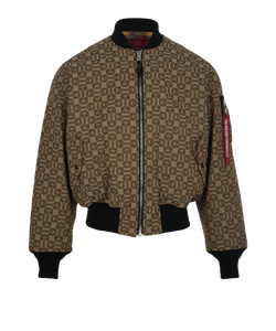 Gucci x Alpha Industries Bomber Jacket, Mens, Cotton, Multi, Sz M, 3*