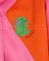 Gucci Two-Tone Embroidered Pique Jacket, &pound;380, Clothing, Orange/Pink, Cotton/Polyester (Polymer), Other view