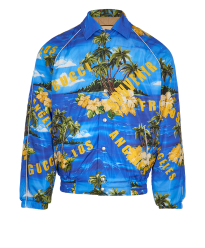 Gucci Souvenir Bomber Jacket, front view