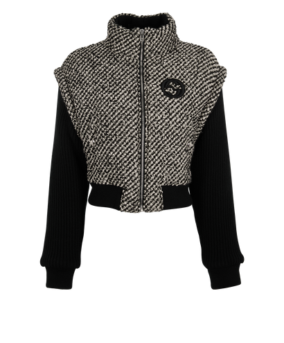 Gucci GG Tweed Short Puffer, front view