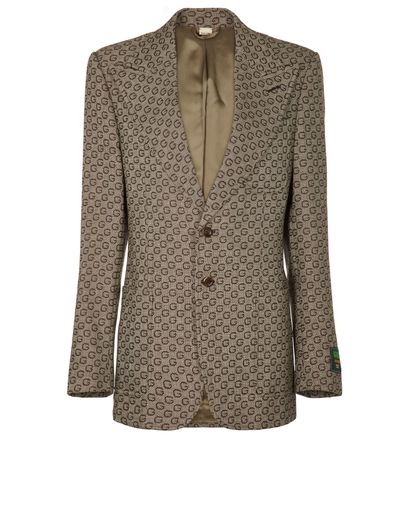 Gucci Mens G Logo Single Breasted Blazer, front view