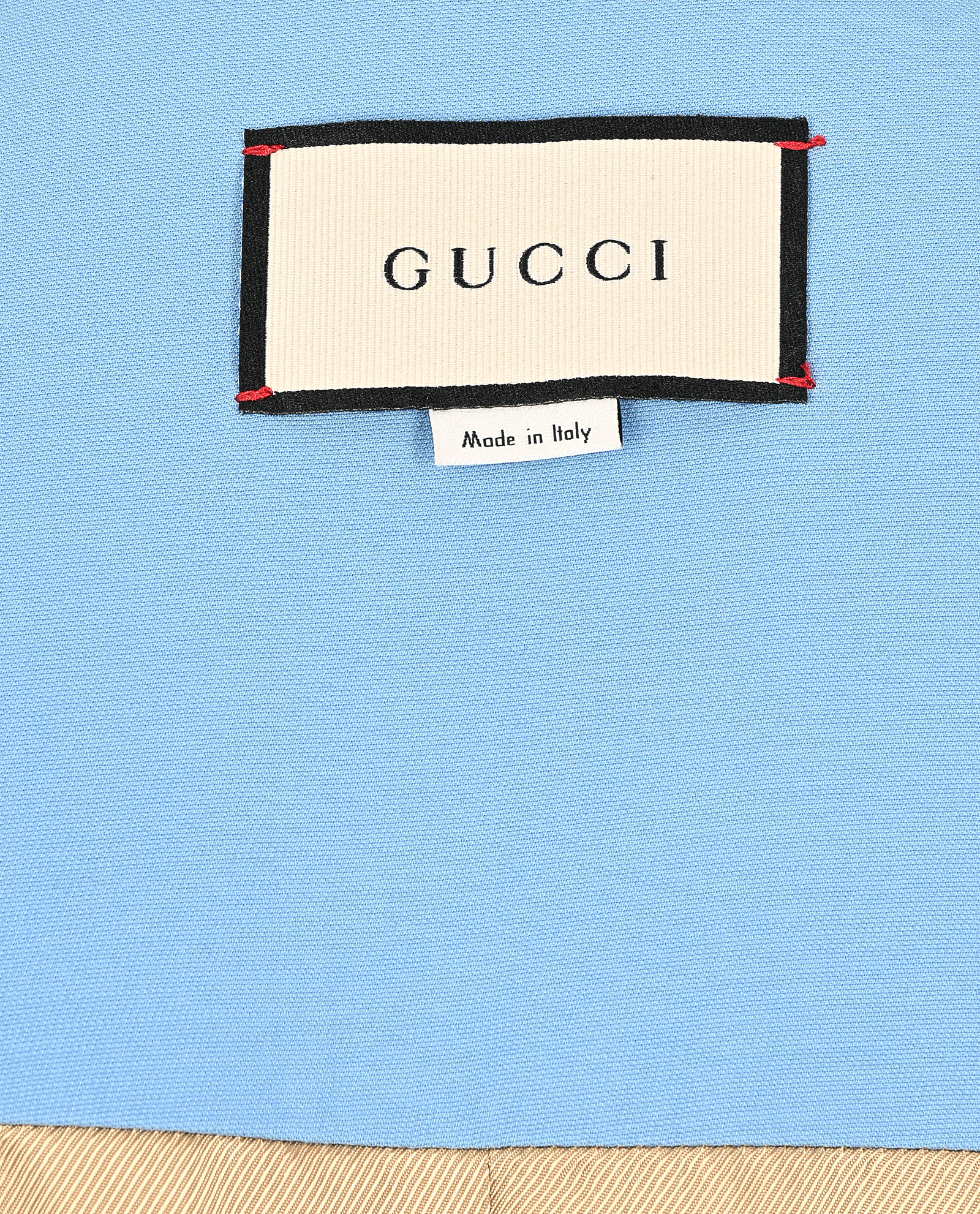 Gucci Sleeveless Belted Jacket, &pound;250, Clothing, Blue, Silk/Wool, Other view