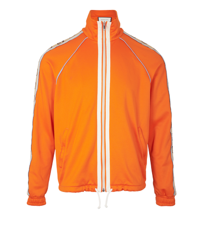 Gucci Technical Zipped Jacket, &pound;550, Clothing, Orange, Polyester (Polymer), Front view