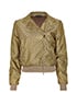 Gucci GG Bomber Jacket, &pound;650, Clothing, Brown, Polyester (Polymer), Front view