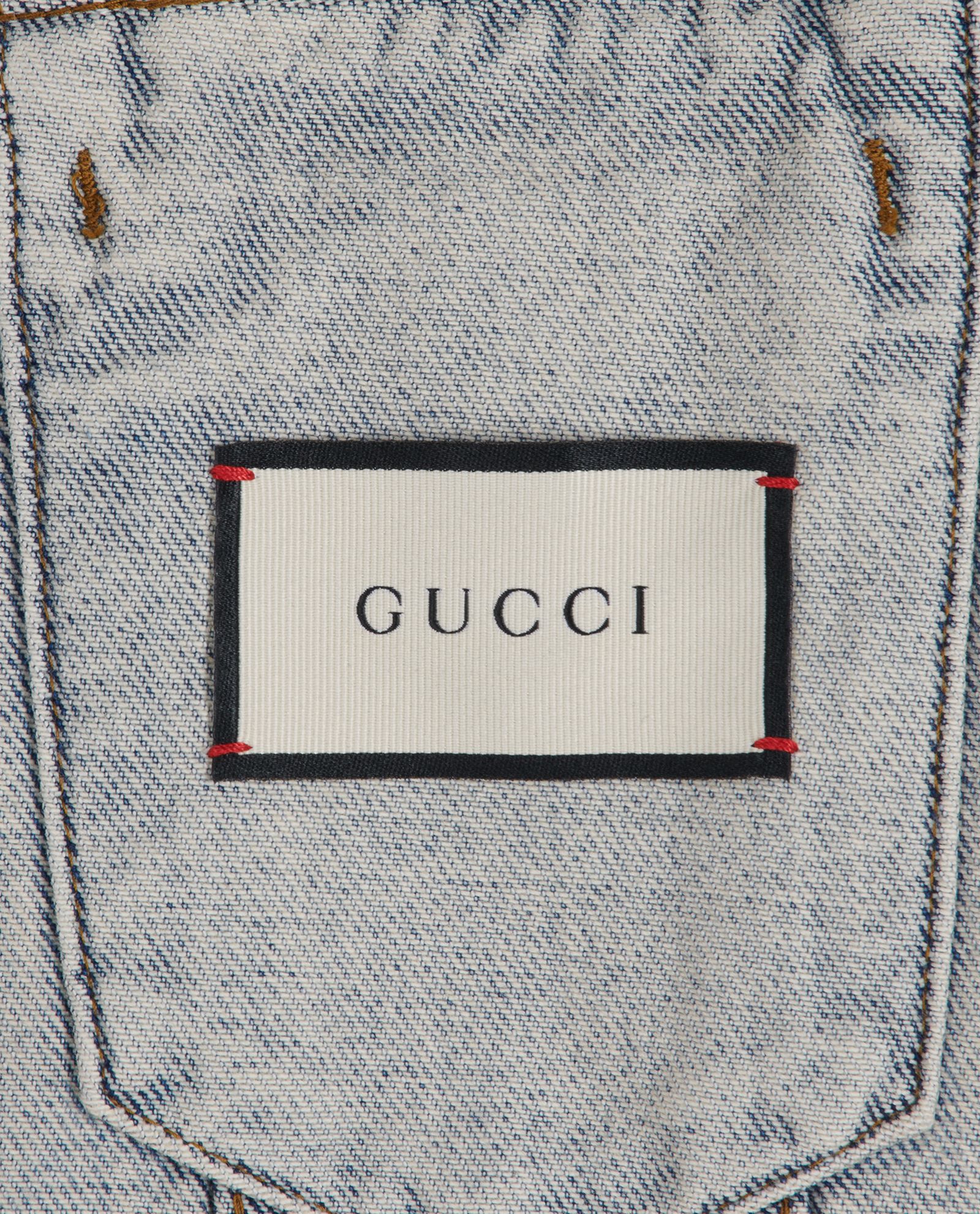 Gucci teddy sales denim jacket