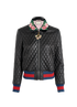 Gucci 2017 Embroidered Bomber Jacket, front view