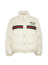 Gucci Web Two Ways Puffer Jacket - UK6, front view