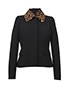 Gucci Leopard Collar Jacket, front view