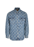 Gucci GG Monogram Denim Shacket, front view