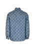 Gucci GG Monogram Denim Shacket, back view