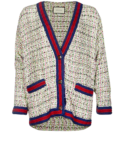 Gucci Crystal Embellished Tweed Jacket, front view