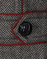 Gucci Herringbone Double Breasted Jacket, &pound;450, Clothing, Grey, Wool, Other view
