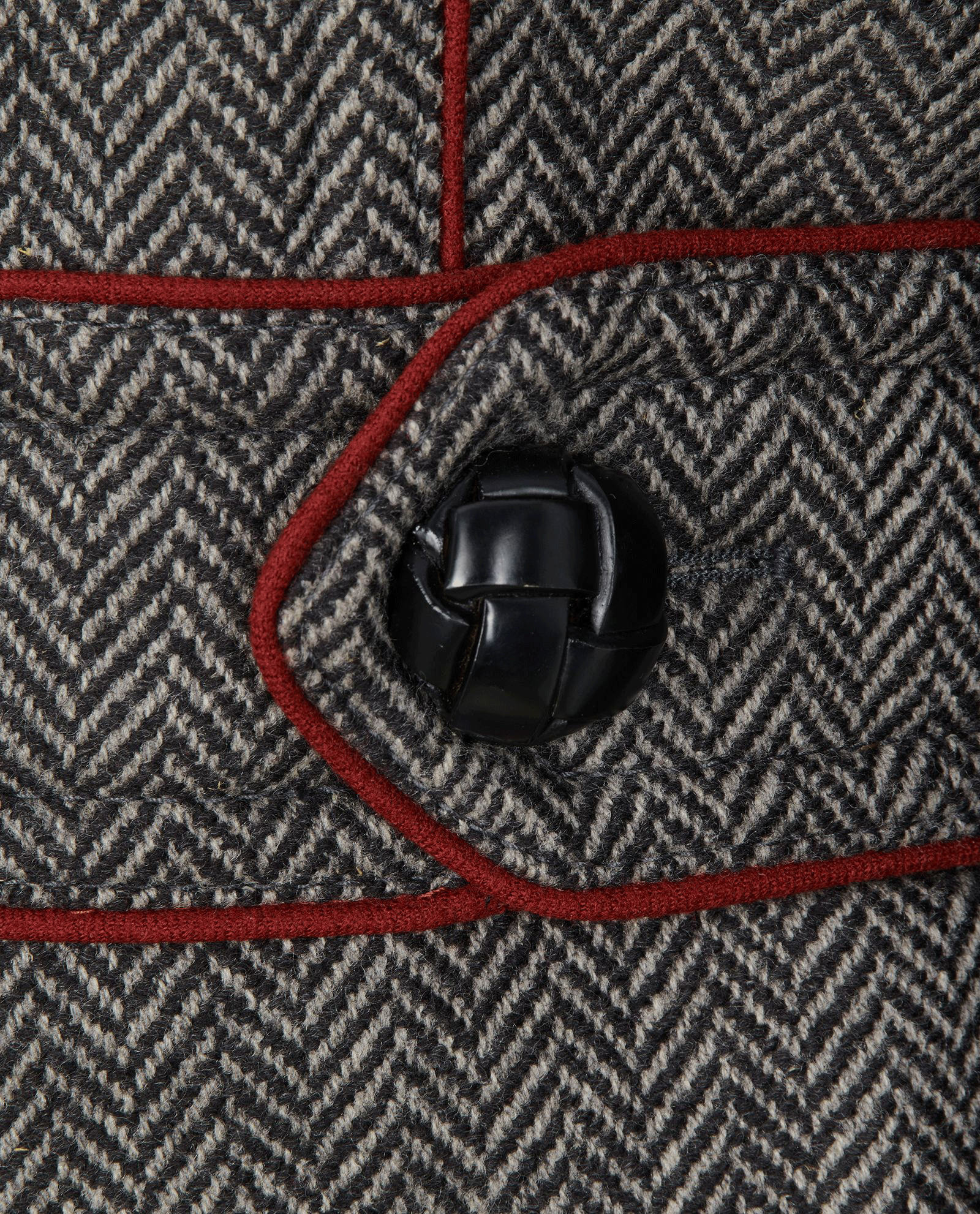 Gucci Herringbone Double Breasted Jacket, &pound;450, Clothing, Grey, Wool, Other view