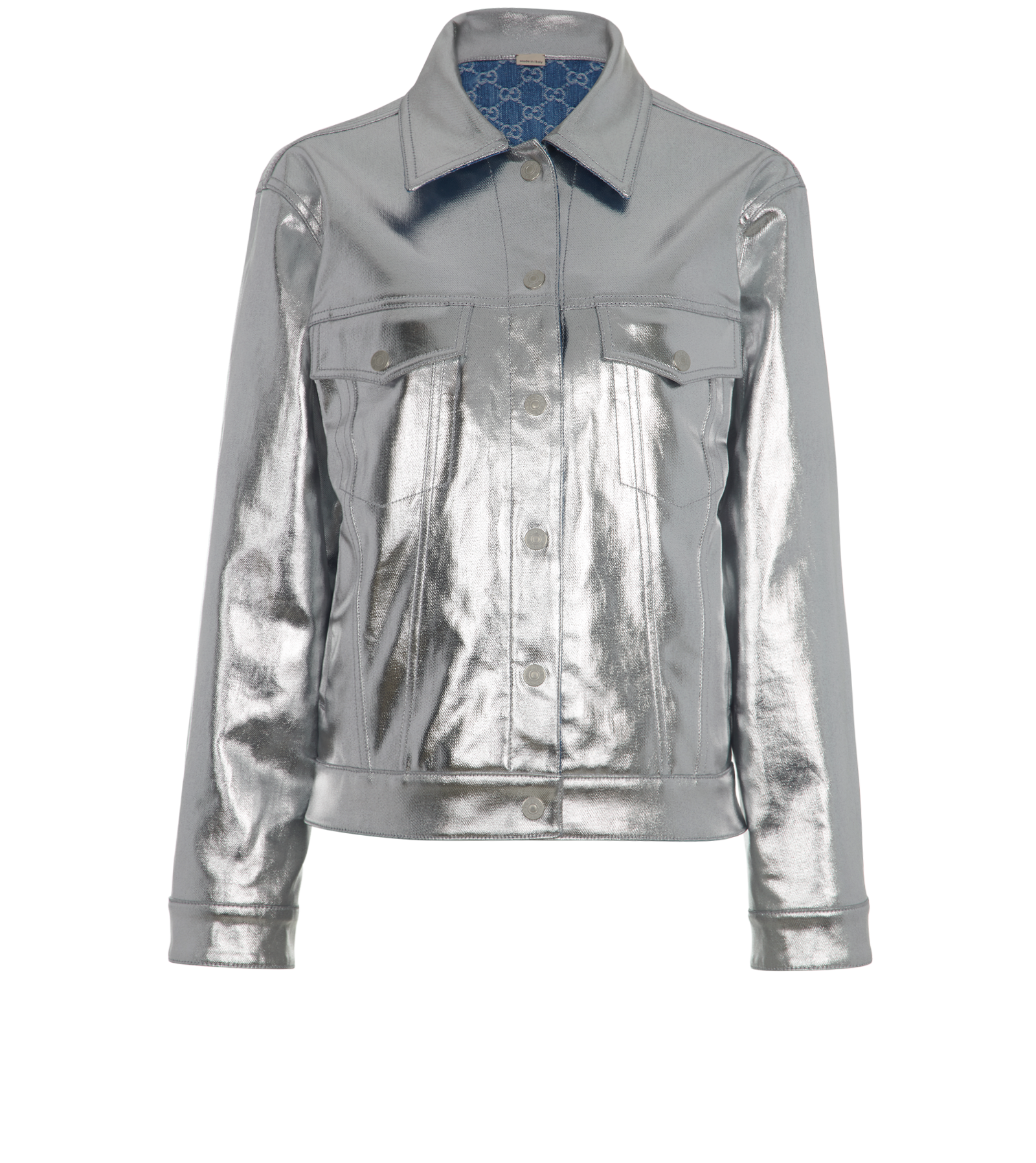 Gucci GG Denim Reversible Jacket, &pound;1,100, Clothing, Blue, Denim, Other view